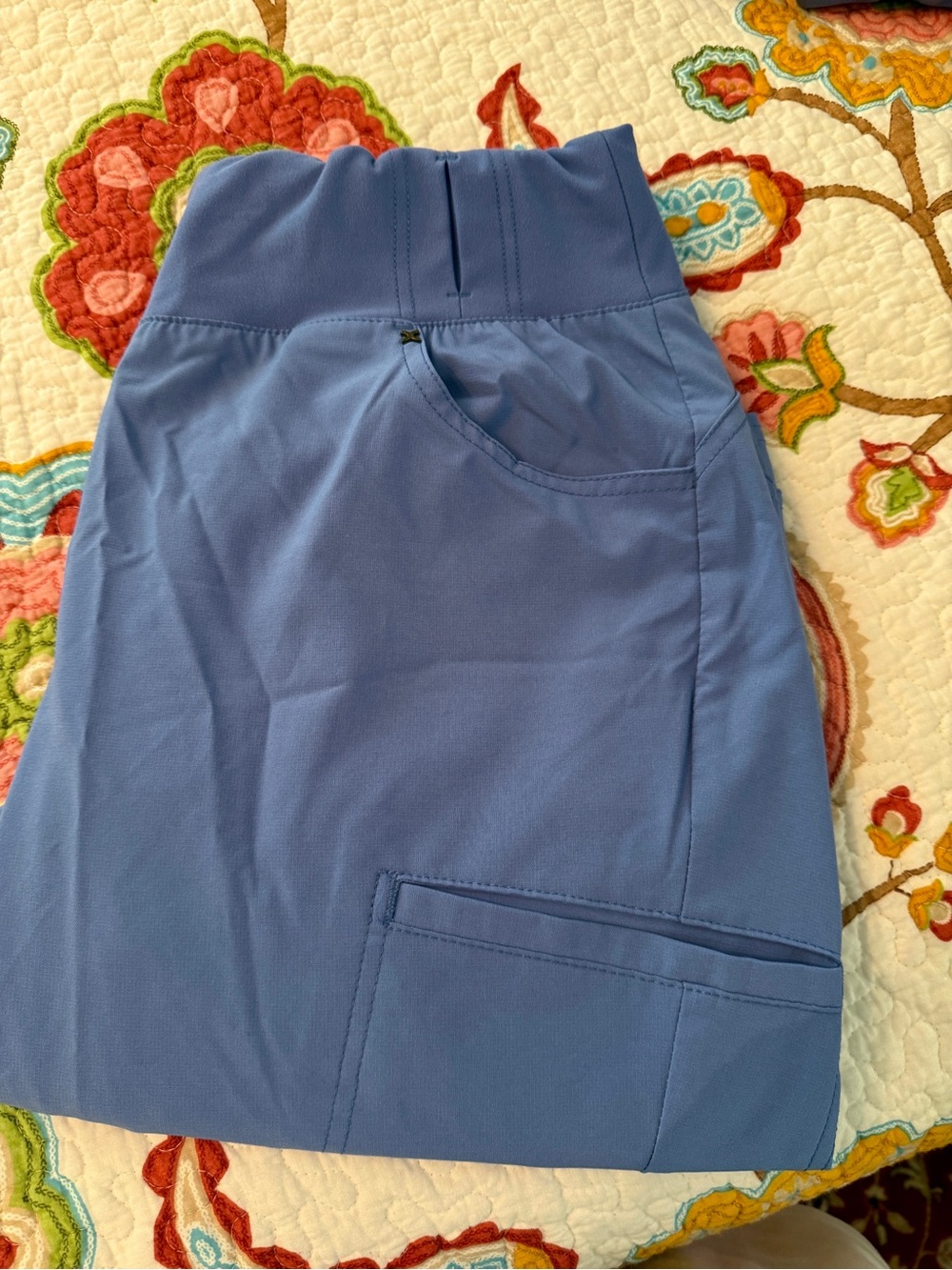 Women’s Blue Cargo Scrub Pants